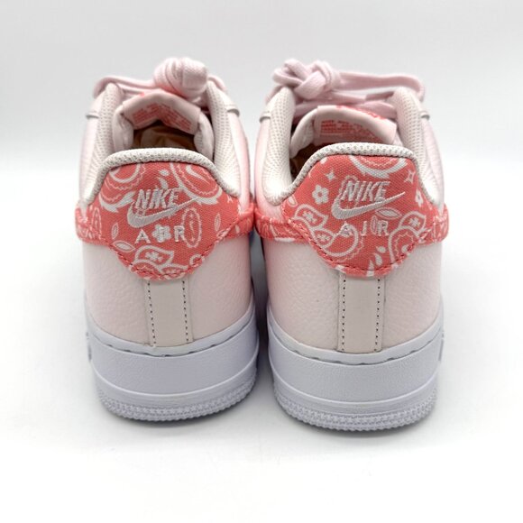 Nike Womens Air Force 1 '07 New Pearl Pink Paisley Shoes Sz 7.5 FD1448-664 - Picture 5 of 11